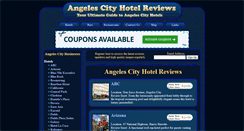 Desktop Screenshot of angelescityhotelreviews.com